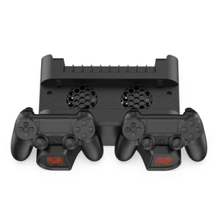 Dobe wielofunkcyjna podstawka chłodząca do PS4 czarny (TP4-0406) - Akcesoria do Playstation - miniaturka - grafika 2
