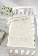 Koce i narzuty dla dzieci - Pielsa Baby, Koc dziecięcy/Otulacz, premium, Osito Mariposa Crystal, Niebieski, 110x140 cm - miniaturka - grafika 1