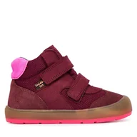 Buty dla dziewczynek - Trzewiki Froddo Ollie Lumi Tex G2110152-5 S Bordowy - miniaturka - grafika 1