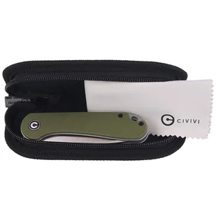 Nóż składany CIVIVI Elementum Flipper OD Green G10, Satin Finish (C907E) - Noże - miniaturka - grafika 9