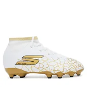 Piłka nożna - Buty do piłki nożnej Skechers Skx_1.5 High Jr Td Fg 252086N/WBGD Biały - miniaturka - grafika 1