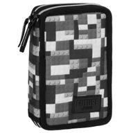 Szkolne artykuły papiernicze - Piórnik z wyposażeniem dwukomorowy Df 38 Derform - miniaturka - grafika 1