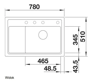 Blanco ZENAR XL 6 S Compact kawowy prawa 523784 - Zlewozmywaki - miniaturka - grafika 6