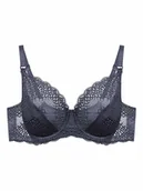 Biustonosze ciążowe - ESOTIQ Biustonosz "Caris" w kolorze ciemnoszarym do karmienia - miniaturka - grafika 1