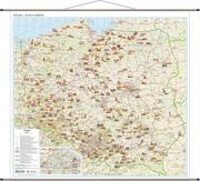 Ekograf, Polska. Mapa ścienna zamków, 1:700 000