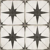 Płytki ceramiczne - Gres Vesario Gpt1158 Patchwork Black 42X42 - miniaturka - grafika 1