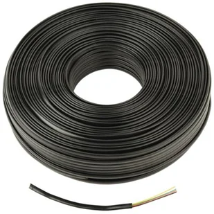 Gembird Kabel telefoniczny 4zyły biały 100m rolka linka (TC1000S-100M) - Kable miedziane - miniaturka - grafika 1