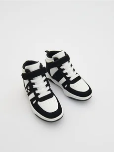 Reserved - Sneakersy z łączonych materiałów - biały - Buty dla dziewczynek - miniaturka - grafika 1