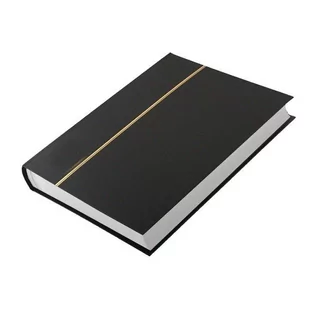 Klaser Na Znaczki 60 Białych Stron Leuchtturm, Czarny - Kalendarze - miniaturka - grafika 1