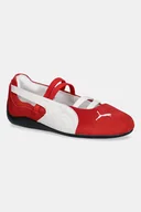 Baleriny - Puma baleriny zamszowe Speedcat Ballet kolor czerwony 401287 - miniaturka - grafika 1