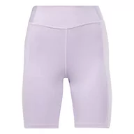 Spodenki damskie - Reebok Damskie szorty do jogi, fioletowa Oasis, XS, Fioletowa Oasis, XS - miniaturka - grafika 1