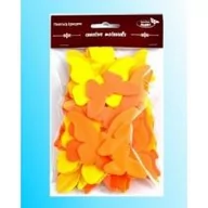 Zabawki kreatywne - Galeria Hobby Motyle żółto-pomarańczowe 52 szt. - miniaturka - grafika 1