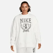 Bluzy damskie - Bluza Nike damska oversize bez kaptura r. XL - miniaturka - grafika 1