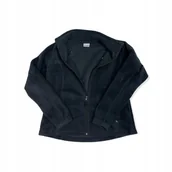 Bluzy damskie - Rozpinana bluza damska czarna COLUMBIA XL - miniaturka - grafika 1