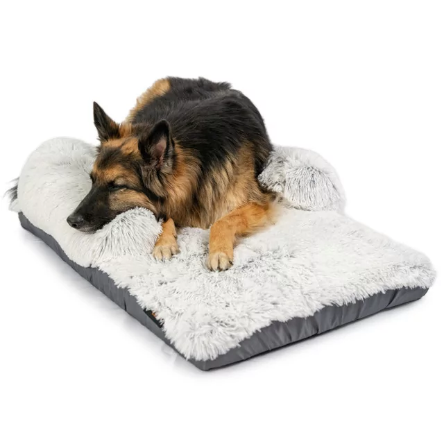 BEST FRIENDS CRATE MAT BOLSTER 90X53CM FROST