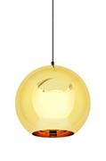 Lampy sufitowe - KingHome Lampa wisząca BOLLA UP GOLD 30 złota - szkło metalizowane XCP3342-30.GOLD [11690831] - miniaturka - grafika 1