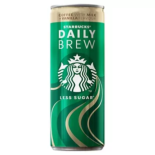 STARBUCKS Daily Brew Mleczny napój kawowy o smaku waniliowym 250 ml - Kawa - miniaturka - grafika 1
