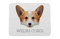 Podkładki pod mysz - Pembroke Welsh Corgi podkładka geometryczny Art-Dog - miniaturka - grafika 1