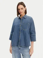 Koszule damskie - ONLY Koszula jeansowa Grace 15338585 Niebieski Loose Fit - miniaturka - grafika 1