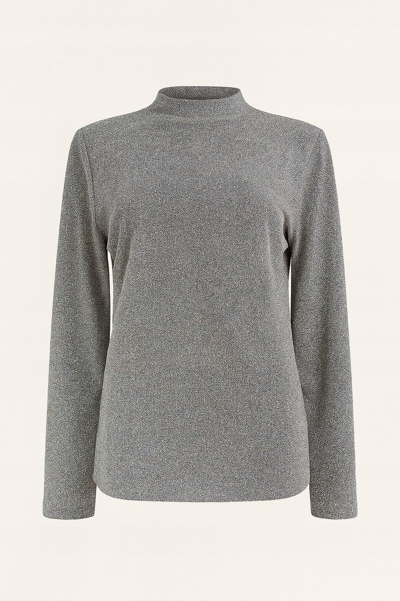 Bluzka Vero Moda XL, Czarno-srebrna, Z wycięciem na plecach