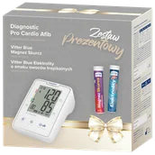 Ciśnieniomierze i akcesoria - Zestaw Diagnostic, Pro Cardio Afib, automatyczny ciśnieniomierz naramienny + Vitter Blue Magnez Skurcz, 20 tabletek musujących + Vitter Blue Elektrolity, 20 tabletek musujących - miniaturka - grafika 1