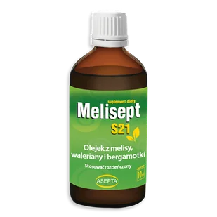 ASEPTA Melisept S21 10ml - Olejek z melisy, waleriany i bergamotki 021ASEMELI1 - Suplementy naturalne ASEPTA Melisept S21 10ml - Olejek z melisy, waleriany i bergamotki 021ASEMELI1 - Suplementy naturalne - miniaturka - grafika 1