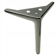 Meble modułowe i akcesoria - Noga meblowa Kotwica Elegant czarny chrom wysokość 18 cm - miniaturka - grafika 1