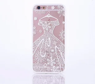 Etui na telefon komórkowy Mandala dla Samsung Galaxy S6 Edge Design Etui ochronne Pokrowiec z motywem Sukienka Pokrowiec Torba Zderzak Biały - Etui i futerały do telefonów - miniaturka - grafika 1