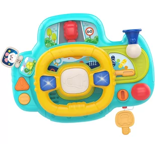 WOOPIE BABY Kierownica Samochodowa Interaktywna z Swiatłami Dźwiękiem - Zabawki interaktywne dla dzieci - miniaturka - grafika 3