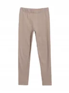 Legginsy - 4F DZIEWCZĘCE LEGGINSY CAS F198 BEŻ 146 - miniaturka - grafika 1