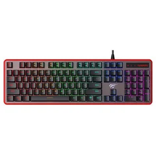 Havit KB865L RGB czarna - Klawiatury - miniaturka - grafika 1