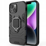Etui i futerały do telefonów - Etui Pancerne Do Apple Iphone 15 Czarne Obudowa Armor Holder Ring Case - miniaturka - grafika 1