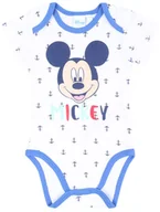 Body dla niemowląt - Białe body niemowlęce Myszka Mickey DISNEY 6 m 68 cm - miniaturka - grafika 1