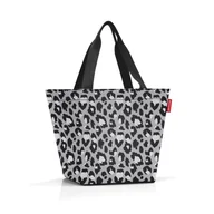 Torby i wózki na zakupy - Torba shopper m, leo nero RZS7080 - miniaturka - grafika 1