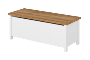 Biały zamykany kuferek na zabawki - so P3-E44 - Pudła i pojemniki do przechowywania - miniaturka - grafika 1