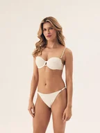 Stroje kąpielowe - Góra od bikini push-up Pearl Esotiq biały 70C - miniaturka - grafika 1