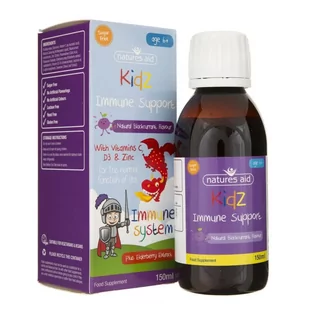 Natures AID AID KIDZ IMMUNE SUPPORT 150ML - Suplementy naturalne - miniaturka - grafika 1