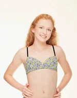 Biustonosze - BIUSTONOSZ KEY TBC-880 A8 (kolor szary - żółty, rozmiar 65BB) - miniaturka - grafika 1