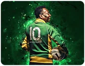 Podkładki pod mysz - PODKŁADKA POD MYSZKĘ PELE Z IMIENIEM 23x19CM DO LAPTOPA - miniaturka - grafika 1