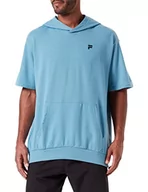 Bluzy męskie - FILA Rafah Short Sleeve męska bluza z kapturem, Adriatic Blue, XL - miniaturka - grafika 1