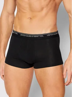 United Colors Of Benetton Bokserki 3OP82X077 Czarny - Majtki męskie - miniaturka - grafika 1
