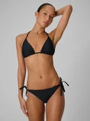 Stroje kąpielowe - 4F Góra od bikini damska - czarna XS - miniaturka - grafika 1