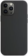 Etui i futerały do telefonów - Hurtel Silicone Case elastyczne silikonowe etui pokrowiec iPhone 13 Pro Max czarny - miniaturka - grafika 1