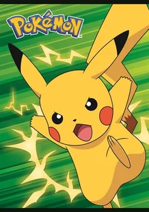 Zeszyt A5 16 kartek linia dwukolorowa okładka laminowana 70gm2 Pokemon - Szkolne artykuły papiernicze - miniaturka - grafika 1