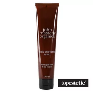 John Masters Organics Organics Scalp Exfoliating Scrub with Sugar Cane &amp; Tea Tree Oil Peeling złuszczający do skóry głowy z trzciną cukrową i olejkiem z drzewa herbacianego 142 g - Peelingi do ciała - miniaturka - grafika 1