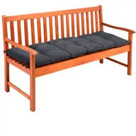 Poduszki ogrodowe - Pokrowiec na ławkę antracyt 145x45x8cm - miniaturka - grafika 1