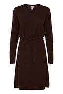Sukienki - ICHI Damska sukienka IHKAVA DR2, 1909151/Coffee Bean melanż, XXL - miniaturka - grafika 1