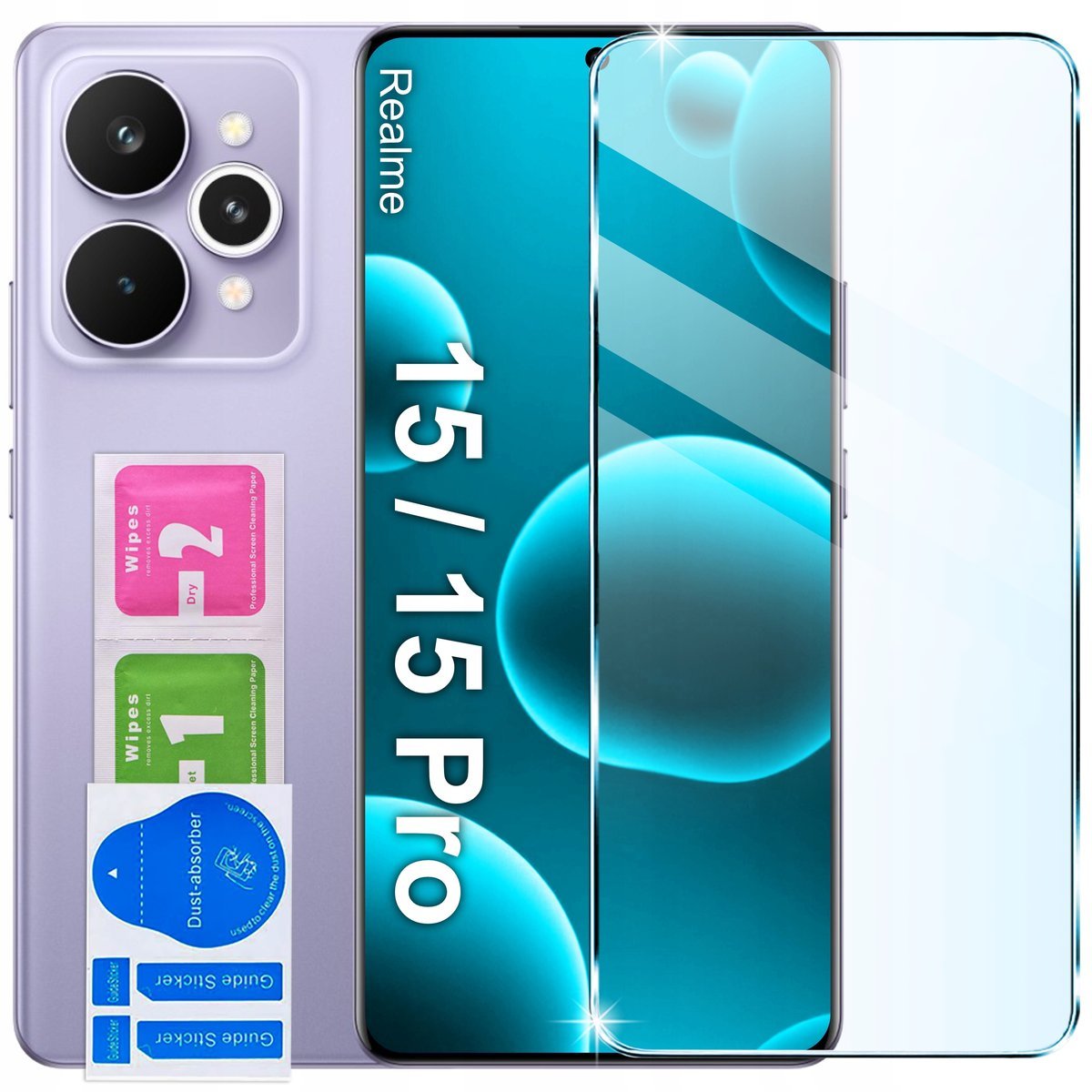 Szkło Hartowane 9H Szybka SZKIEŁKO OCHRONNE do Realme 15 5G| 15 Pro 5G