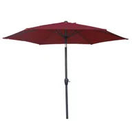 Parasole ogrodowe - Parasol aluminiowy z wentylacją bordowy - miniaturka - grafika 1