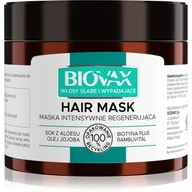 Maski do włosów - Lbiotica BIOVAX Maseczka regenerująca do włosów słabych ze skłonnością do wypadania 250ml - miniaturka - grafika 1
